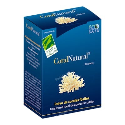 CIEN POR CIEN NATURAL Coralnatural 30Sbrs Complemento Alimenticio con Calcio y Magnesio para Huesos y Músculos CIEN POR CIEN NATURAL Coralnatural 30Sbrs Complemento Alimenticio con Calcio y Magnesio para Huesos y Músculos