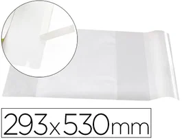 Liderpapel Forralibro nº29 con solapa ajustable adhesivo 293 x 530 mm