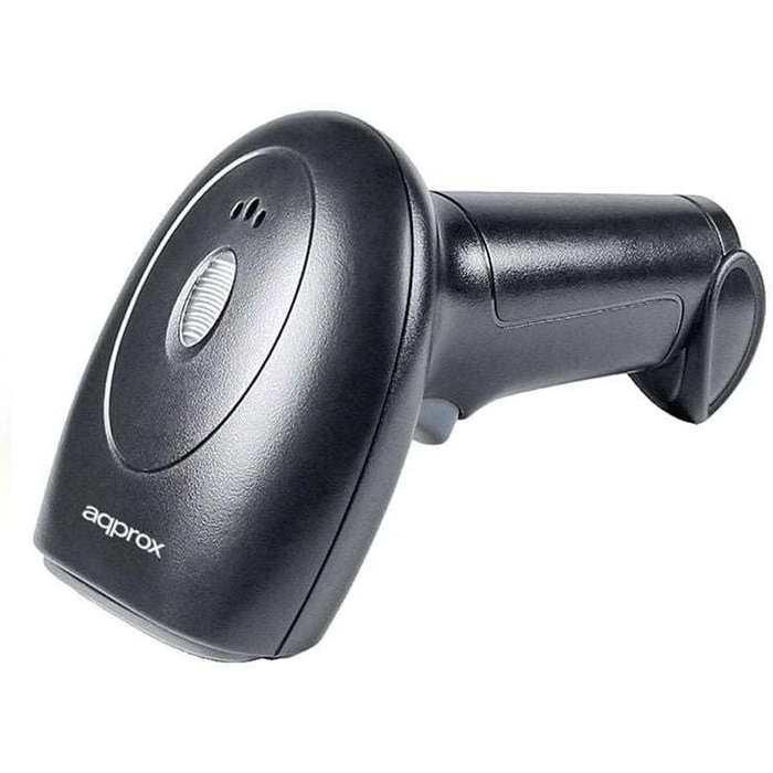 Approx Lector de Código de Barras appLS21 1D-2D-QR USB Negro