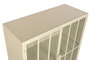 DKD Home Decor Aparador de Metal y Cristal Templado Crema