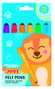 JOVI Estuche de 6 Rotuladores My First Felt Pens Colores Surtidos