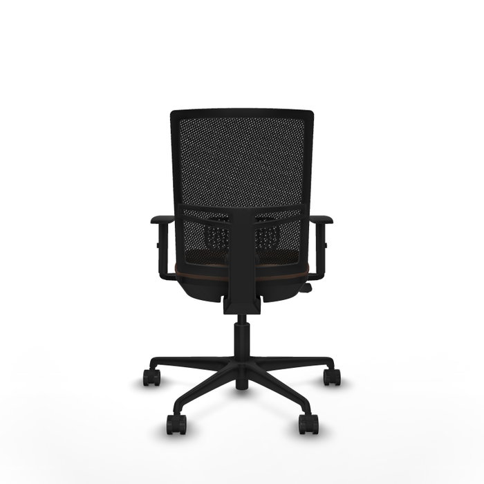 PIQUERAS Y CRESPO Silla de oficina Yunquera con mecanismo Sincro/Traslack, Marrón oscuro y Negro PIQUERAS Y CRESPO Silla de oficina Yunquera con mecanismo Sincro/Traslack, Marrón oscuro y Negro