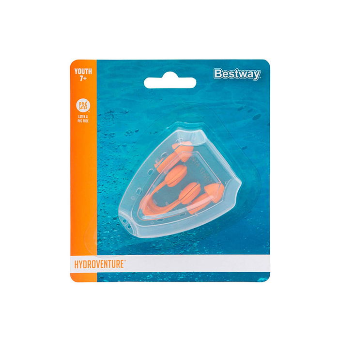 Bestway Set Pinza y Tapones para Bucear Junior Silicona +7 Años Playa y Piscina 26032