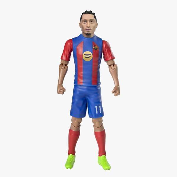 Banbo Toys Figura Articulable de Raphinha FC Barcelona 20 cm 80693 - Figura Coleccionable de Fútbol de PVC Banbo Toys Figura Articulable de Raphinha FC Barcelona 20 cm 80693 - Figura Coleccionable de Fútbol de PVC