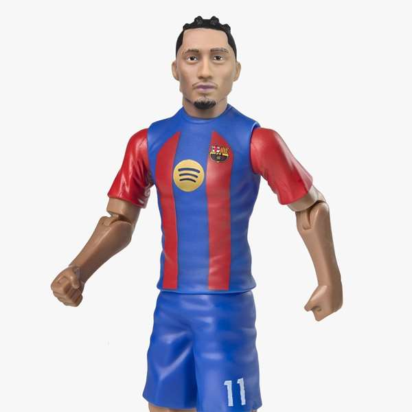 Banbo Toys Figura Articulable de Raphinha FC Barcelona 20 cm 80693 - Figura Coleccionable de Fútbol de PVC Banbo Toys Figura Articulable de Raphinha FC Barcelona 20 cm 80693 - Figura Coleccionable de Fútbol de PVC