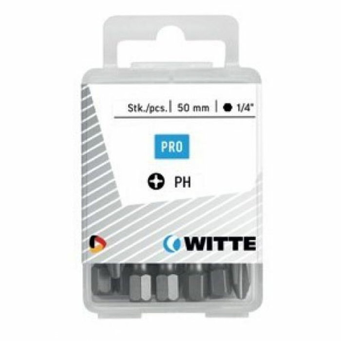 Juego de puntas WITTE Phillips PH1 5 Unidades Juego de puntas WITTE Phillips PH1 5 Unidades