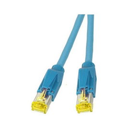 EFB Elektronik Patchkabel Cat.6a S/FTP LSZH Dtwyler 7702 TM31 Azul 25m