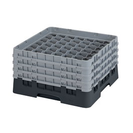 CAMBRO Cesta de lavado 49 compartimentos Negro