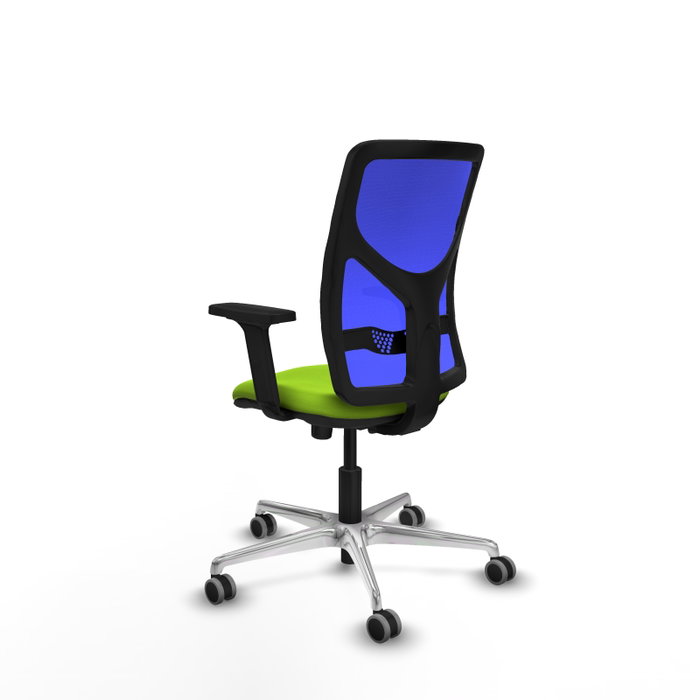 PIQUERAS Y CRESPO Silla de oficina Motilla con mecanismo Sincro, Pistacho y Azul PIQUERAS Y CRESPO Silla de oficina Motilla con mecanismo Sincro, Pistacho y Azul