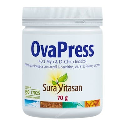 Sura Vitasan OVA PRESS 40:1 Myo & D-chiro Inositol 70grs Sura Vitasan OVA PRESS 40:1 Myo & D-chiro Inositol 70grs