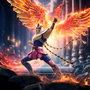 Saint Seiya Estatua 1/10 Deluxe Art Scale Phoenix Ikki 41 cm