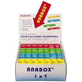 Anabox Expositor Pastilleros Diarios 1x7 12 Unidades H9915