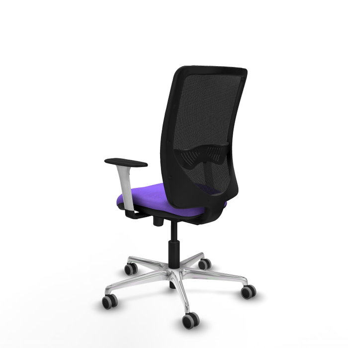 PIQUERAS Y CRESPO Silla de oficina Zulema Lila y Negro