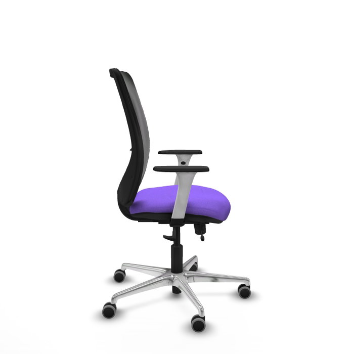 PIQUERAS Y CRESPO Silla de oficina Zulema Lila y Negro