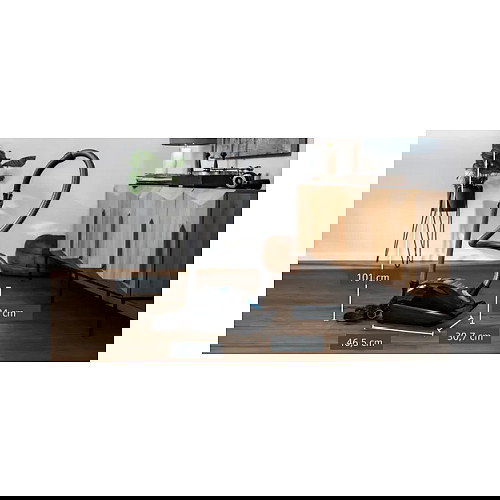 Siemens VSQ5X1230 Aspiradora Cilíndrica 850W, 4.5L Bolsa Polvo, Filtro HEPA, para Suelo Duro y Alfombra, 12.1m Cable