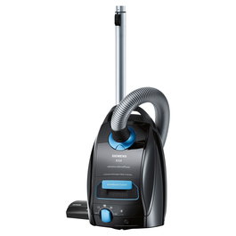 Siemens VSQ5X1230 Aspiradora Cilíndrica 850W, 4.5L Bolsa Polvo, Filtro HEPA, para Suelo Duro y Alfombra, 12.1m Cable