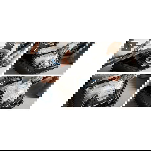 Siemens VSQ5X1230 Aspiradora Cilíndrica 850W, 4.5L Bolsa Polvo, Filtro HEPA, para Suelo Duro y Alfombra, 12.1m Cable