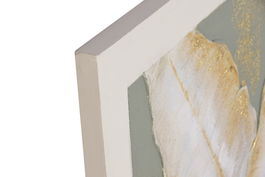 DKD Home Decor Cuadro Tropical Verde Beige 3 x 100 x 100 cm (2 Unidades)