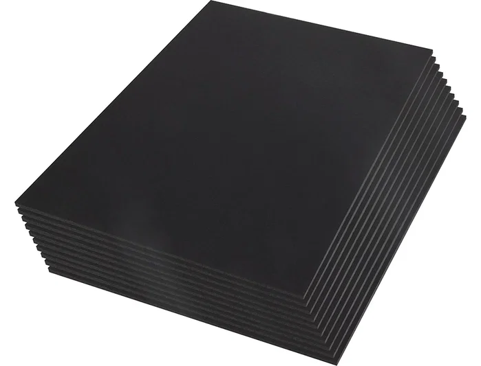 Liderpapel Cartón Pluma Negro Doble Cara DIN A3 Espesor 5 mm