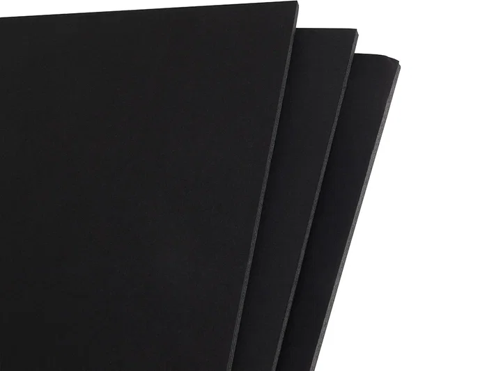 Liderpapel Cartón Pluma Negro Doble Cara DIN A3 Espesor 5 mm
