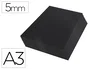 Liderpapel Cartón Pluma Negro Doble Cara DIN A3 Espesor 5 mm