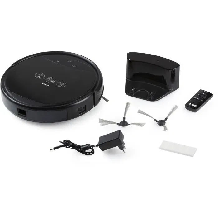 Domo Robot Aspirador DO7293SN con Mando a Distancia, 120 min, 2000 PA, 550 ml