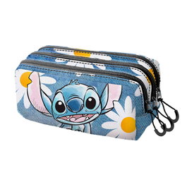 Disney Lilo y Stitch Estuche Portatodo Trick FAN 2.2 Daisies Azul