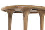 DKD Home Decor Mesa de Centro Mango Marrón 80x80x44