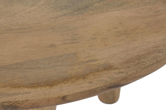 DKD Home Decor Mesa de Centro Mango Marrón 80x80x44