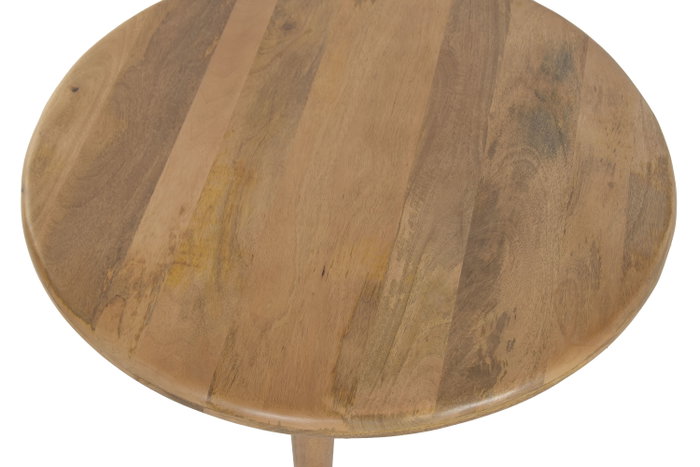 DKD Home Decor Mesa de Centro Mango Marrón 80x80x44