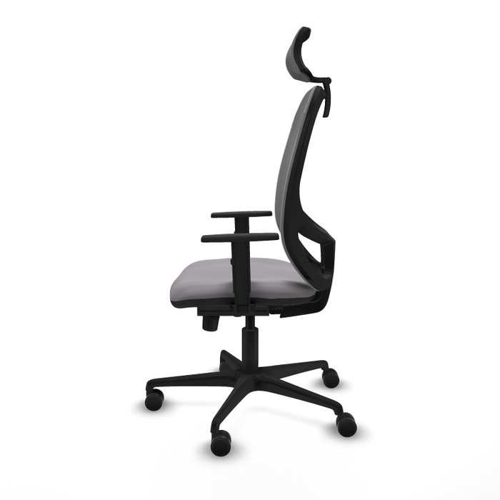 PIQUERAS Y CRESPO Silla de oficina Cilanco Gris con mecanismo Sincro