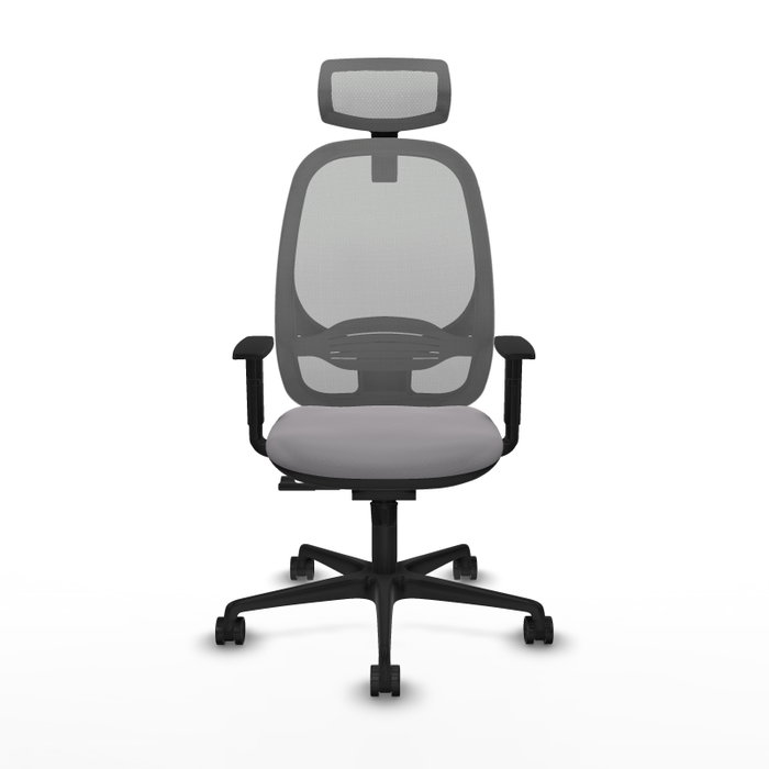 PIQUERAS Y CRESPO Silla de oficina Cilanco Gris con mecanismo Sincro