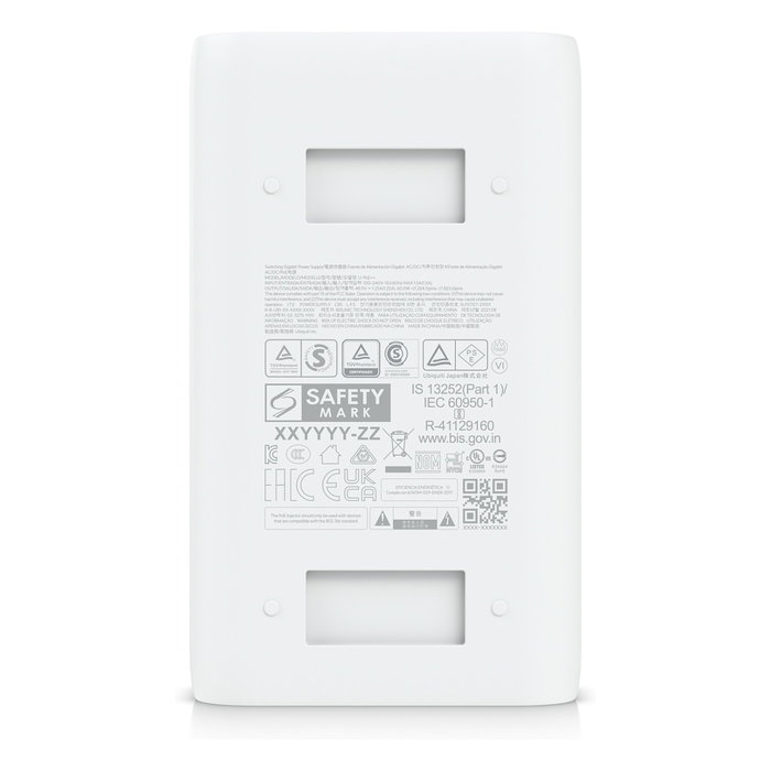 Ubiquiti U-PoE++ Inyector PoE++ 60W 48V Ubiquiti U-PoE++ Inyector PoE++ 60W 48V