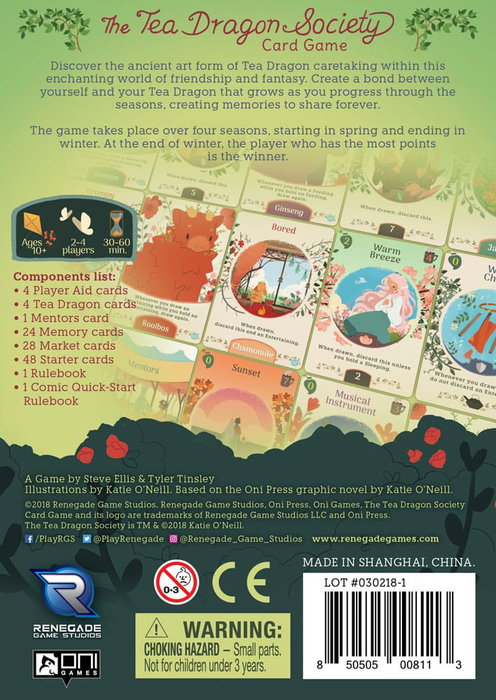Tea Dragon Society Juego de cartas *Edición Inglés*
