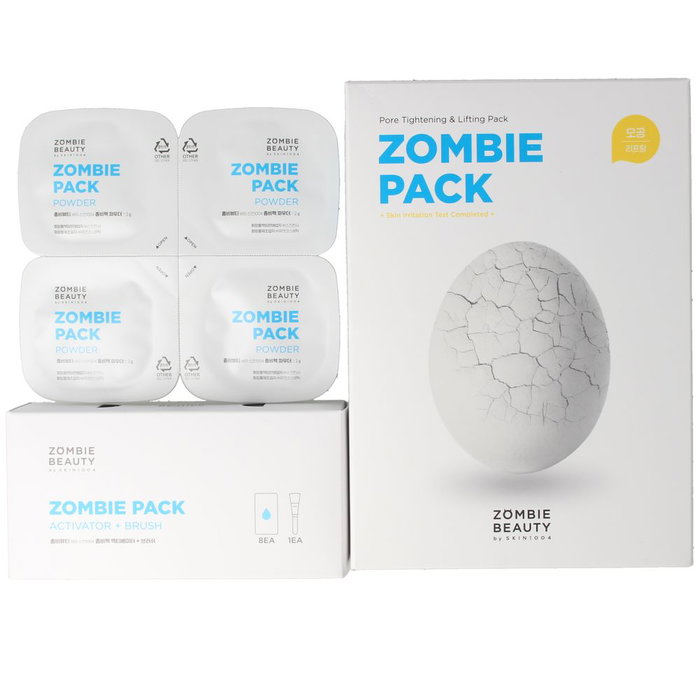 Skin1004 Zombie Pack Tratamiento Facial Lifting - 8 Octopus + 8 Activator - Anti-Arrugas, Firmeza, Hidratación - 2 pz