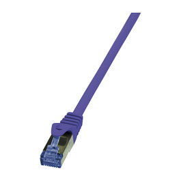 LogiLink Cable de parcheo PrimeLine Cat.6A S/FTP violeta 10m