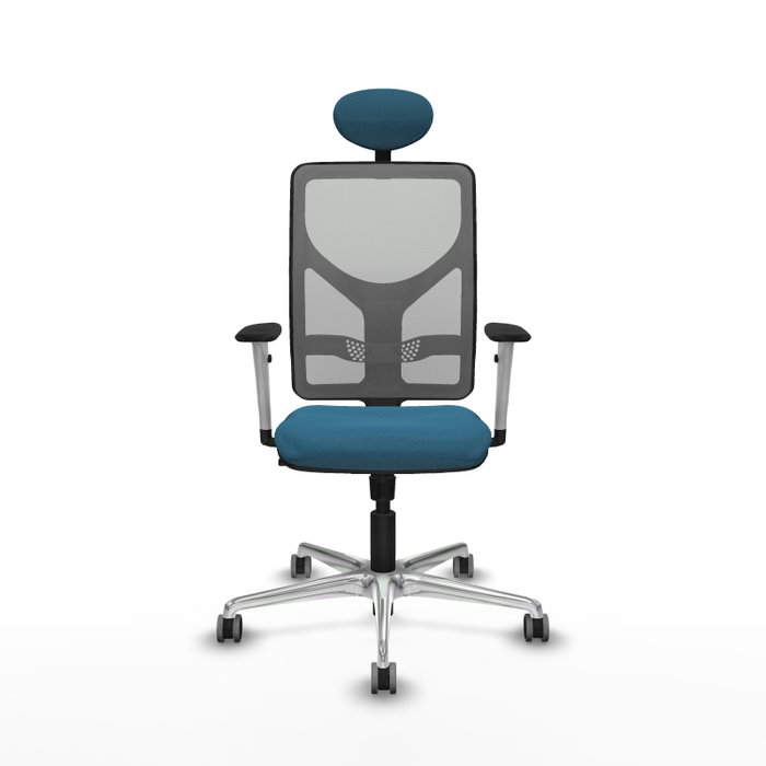 PIQUERAS Y CRESPO Silla de oficina Motilla con mecanismo Sincro, Verde petróleo y Gris PIQUERAS Y CRESPO Silla de oficina Motilla con mecanismo Sincro, Verde petróleo y Gris
