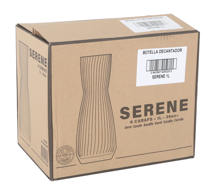 Inde Botella Decantador Serene 1L (6 Unidades)
