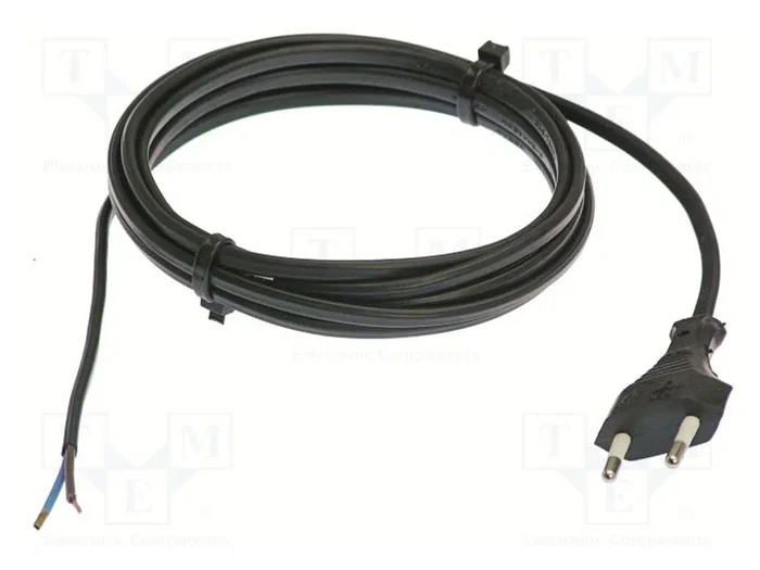 AS SCHWABE Cable de Alimentación H03VVH2-F 2x0,75mm2 1,5m AS SCHWABE Cable de Alimentación H03VVH2-F 2x0,75mm2 1,5m