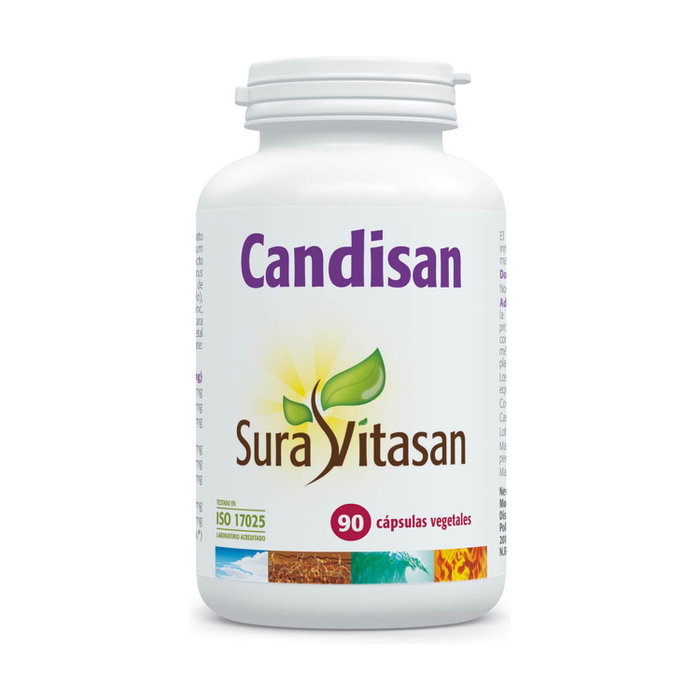 Sura Vitasan Candisan (Candistop) 90 Cápsulas - Fórmula Sinérgica con Ácido Caprílico y Extractos Naturales Sura Vitasan Candisan (Candistop) 90 Cápsulas - Fórmula Sinérgica con Ácido Caprílico y Extractos Naturales
