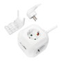 LogiLink Regleta tipo cubo con 4 tomas de seguridad y puertos USB-A y USB-C 20W PD