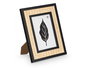 Giftdecor Portafotos Negro Cuerda 13 x 18 cm Madera MDF (Set de 12)