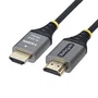 StarTech Cable HDMI Certificado Premium de 2m, 4K a 60Hz, Negro y Plata