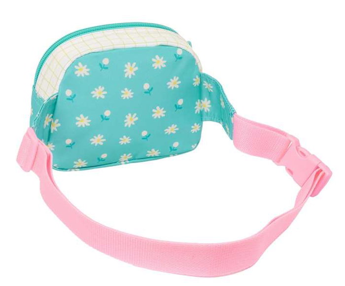 Riñonera Peppa Pig Pretty flowers Amarillo Menta 14 x 11 x 4 cm
