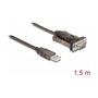 DeLOCK Adaptador USB 2.0 Tipo-A a Serial RS-232 D-Sub 9 pin de 1,5 m
