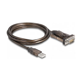 DeLOCK Adaptador USB 2.0 Tipo-A a Serial RS-232 D-Sub 9 pin de 1,5 m