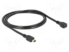 DeLOCK 82667 Cable de extensión USB 2.0 Mini-B de 1 m