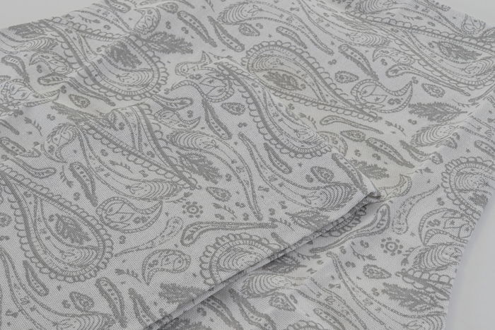 DKD Home Decor Delantal Paisley cream Set de 2 piezas 60 x 80 x 0.5 cm Algodón/Poliéster Beige/Blanco