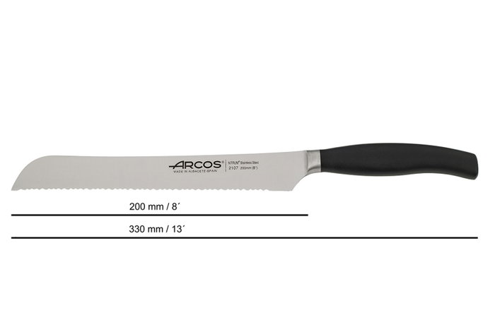 ARCOS Cuchillo Panero Hoja Inox 200 mm 210700-EST