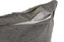 DKD Home Decor Cojin Gris Claro 50 x 50 x 15 cm Poliester con Bordado y Cremallera (2 Unidades)